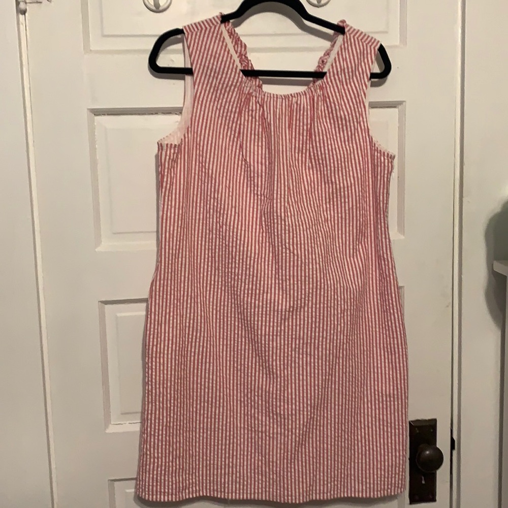 Crown & Ivy sz. 14 Pink/White Striped Dress